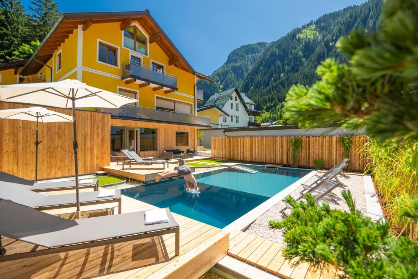 Alpinspa Zur Post - Bergbahn Von 16 Mai Bis November 2025 Inklusive บาดกัสไตน์ ภายนอก รูปภาพ